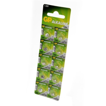 Батарейка (элемент питания) GP Alkaline cell 164-C10 AG1 BL10, 1 штука