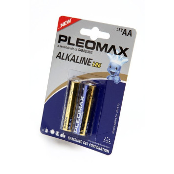 Батарейка (элемент питания) PleoMax LR6 BL2, 1 штука