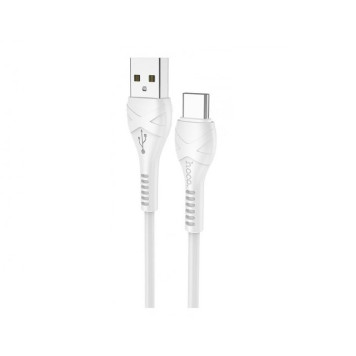 Кабель USB HOCO X37 Cool, USB - Type-C, 3.0А, 1м, белый