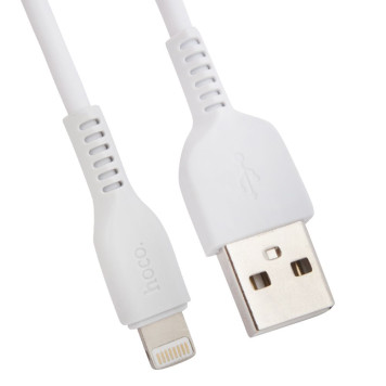 USB кабель Hoco X13 Easy Charging Lightning Charging Cable, 1 метр, белый