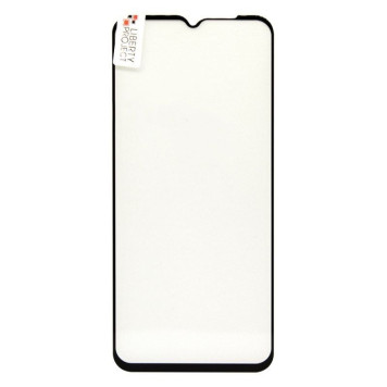 Защитное стекло "LP" для ZTE Blade A71 Thin Frame Full Glue Glass с рамкой 0.33 мм, 2.5D, 9H, черное