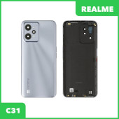 Задняя крышка для Realme С31 (серебристый)