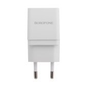 Сетевое зарядное устройство Borofone BA19A Nimble Single Port Charger Set (Micro) (EU), белый