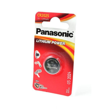 Батарейка (элемент питания) Panasonic Lithium Power CR-2025EL/1B CR2025 BL1, 1 штука