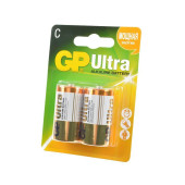 Батарейка (элемент питания) GP Ultra GP14AU-2CR2 LR14 BL2, 1 штука