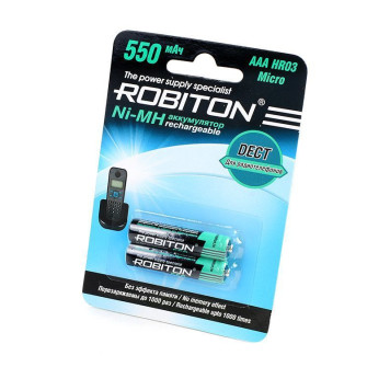 Аккумулятор Robiton DECT 550MHAAA-2, 1 штука