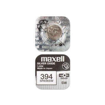 Батарейка (элемент питания) Maxell SR936SW 394 (0%Hg), в упак 10 шт, 1 штука