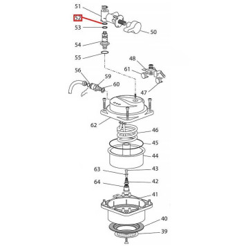 Уплотнительное кольцо o-ring saeco (10х6х2 mm) *140324459*