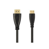 Кабель CAB16 HDMI (M) - Mini HDMI (M) 1.5м, черный (Vixion)