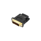 Переходник AD38 DVI-I (M) - HDMI (F), черный (Vixion)