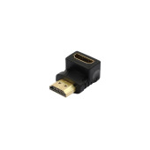 Переходник AD39 HDMI (M) - HDMI (F), черный (Vixion)