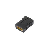 Переходник AD40 HDMI (F) - HDMI (F), черный (Vixion)