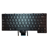 Клавиатура для ноутбука Dell E6430U, черная с указателем с подсветкой