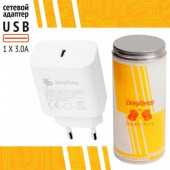 Зарядное устройство ZeepDeep EnergyPlug 1 Type-C USB X 3.0A