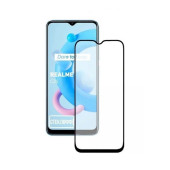 Защитное стекло "Полное покрытие" для Realme C25, черное