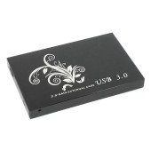 Бокс для жесткого диска 2, 5" алюминиевый USB 3.0 DM-2512 черный