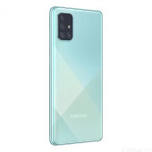 Задняя крышка корпуса для Samsung Galaxy A71 (A715F), голубая