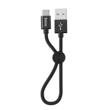 USB кабель Hoco X35 Premium Charging Data Cable For Type-C, 0.25 м, черный