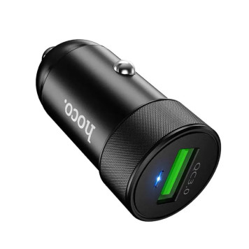 Автомобильное зарядное устройство Hoco Z32 Speed Up QC3.0 (1-USB/3A), черный