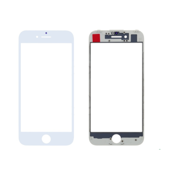 Стекло для переклейки дисплея Apple iPhone 7 в сборе с рамкой, белый