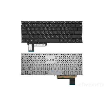 Клавиатура для ноутбука Asus X201, X201E, X202, X202E, S200, S200E, черная