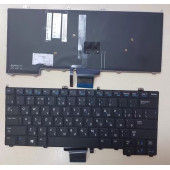 Клавиатура для ноутбука Dell Latitude E7000, E7240, E7440 черная, с подсветкой