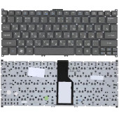 Клавиатура для ноутбука Acer Aspire S3, Aspire One 725, 756, AO725, AO756, серый