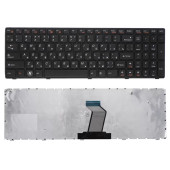 Клавиатура для ноутбука Lenovo IdeaPad G570, G575, G770, Z560, Z565 с рамкой, черная