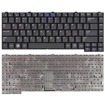 Клавиатура для ноутбука ноутбука Samsung R510, R560, R60, R70, P510, P560, черная