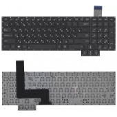 Клавиатура для ноутбука Asus G750, G750JX, G750JW, черная без рамки