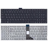 Клавиатура для ноутбука Asus K501, A501, черная с подсветкой