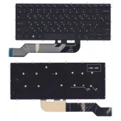 Клавиатура для ноутбука Dell Inspiron 13-5368, черная без рамки