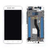 Модуль (матрица + тачскрин) для Asus ZenFone 3 Zoom (ZE553KL), белый с рамкой