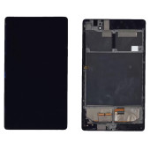 Модуль (матрица и тачскрин в сборе) для планшета Google Asus Nexus 7 2nd (2013) LTE. с рамкой 7, черный, с разбора