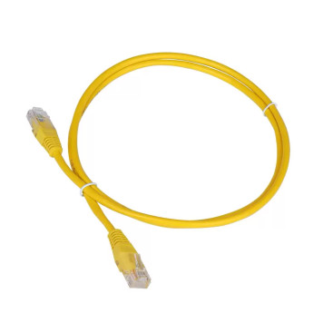 Патч-корд RJ45 - RJ45, 4 пары, UTP, категория 5е, 15 м, желтый, TWT, TWT-45-45-15-YL