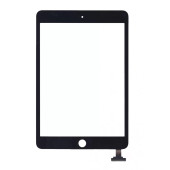 Сенсорное стекло (тачскрин) для планшета Apple iPad Mini 3 (A1599, A1600) (retina) no IC, черное (OEM)