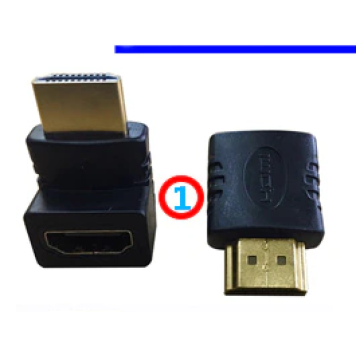 Удлинитель HDMI папа-мама угловой вверх