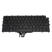 Клавиатура для ноутбука Dell Latitude 7520 9510 9520, черная с подсветкой