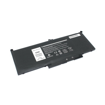 Аккумулятор (батарея) F3YGT-2S2P для ноутбука Dell Latitude 12 7000, 7.6В 6800мАч, черный (OEM)